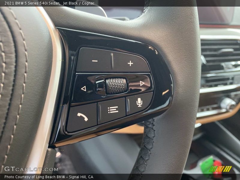 Jet Black / Cognac 2021 BMW 5 Series 540i Sedan