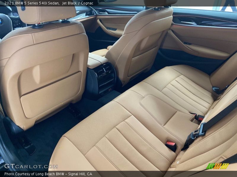 Jet Black / Cognac 2021 BMW 5 Series 540i Sedan