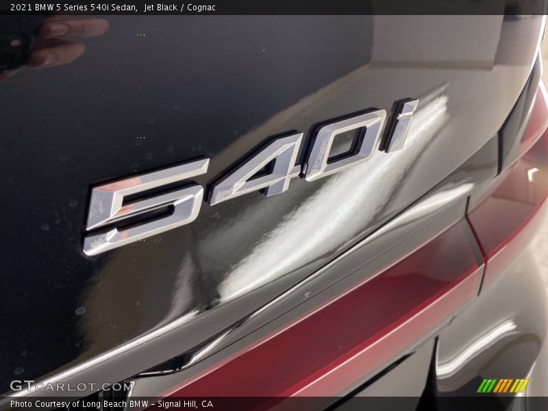 Jet Black / Cognac 2021 BMW 5 Series 540i Sedan