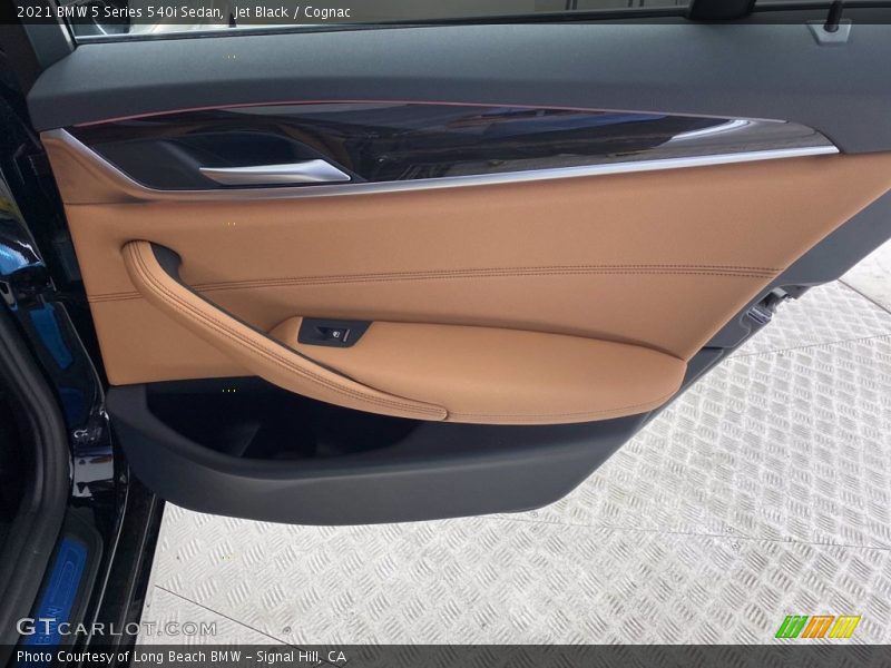 Jet Black / Cognac 2021 BMW 5 Series 540i Sedan