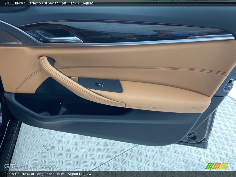 Jet Black / Cognac 2021 BMW 5 Series 540i Sedan
