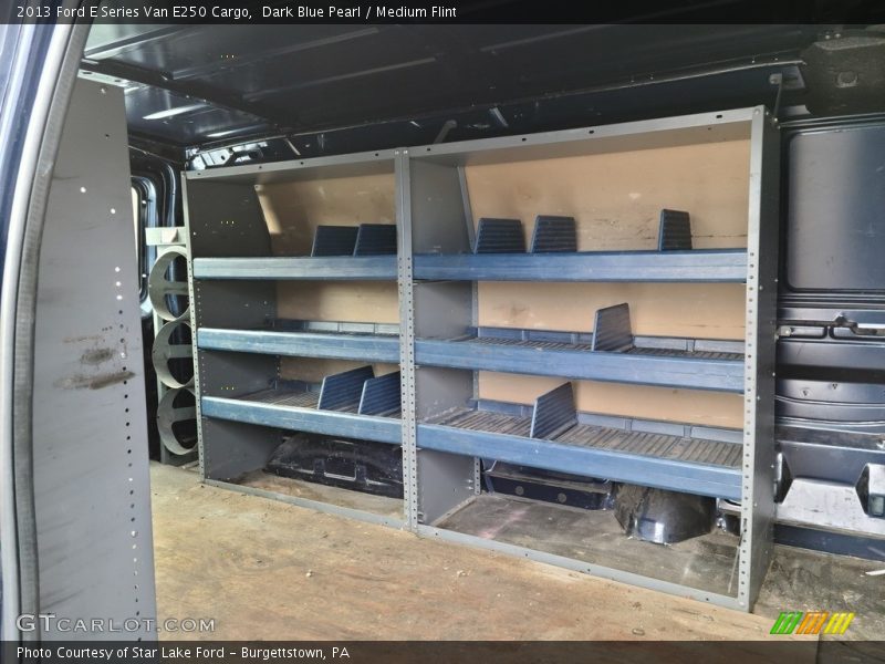 Dark Blue Pearl / Medium Flint 2013 Ford E Series Van E250 Cargo