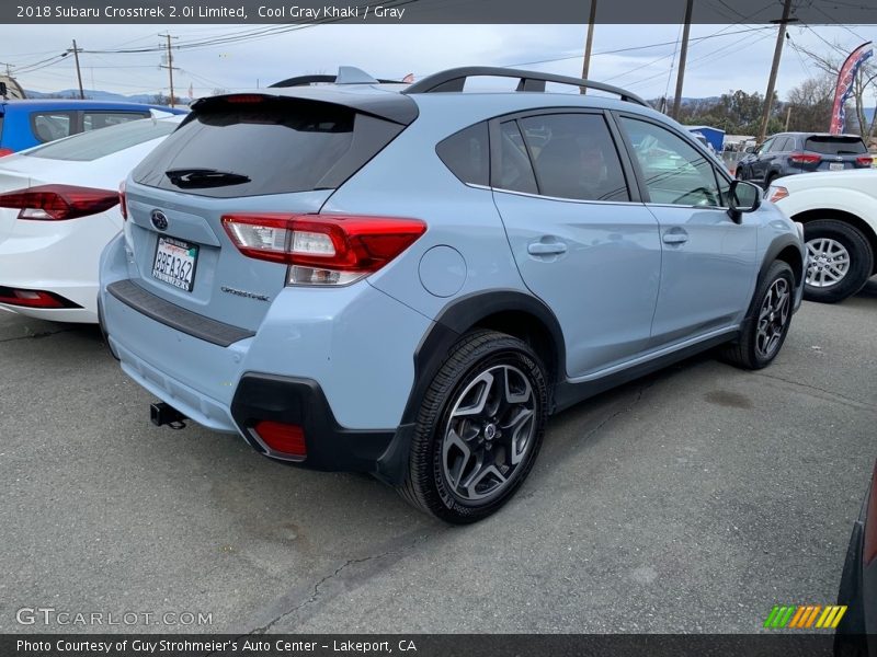 Cool Gray Khaki / Gray 2018 Subaru Crosstrek 2.0i Limited