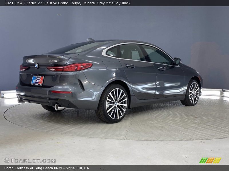 Mineral Gray Metallic / Black 2021 BMW 2 Series 228i sDrive Grand Coupe
