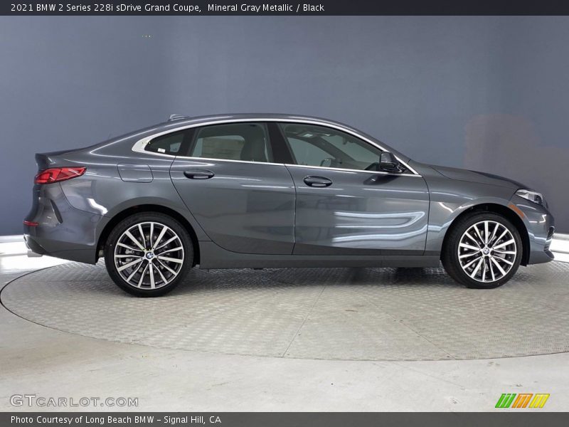 Mineral Gray Metallic / Black 2021 BMW 2 Series 228i sDrive Grand Coupe