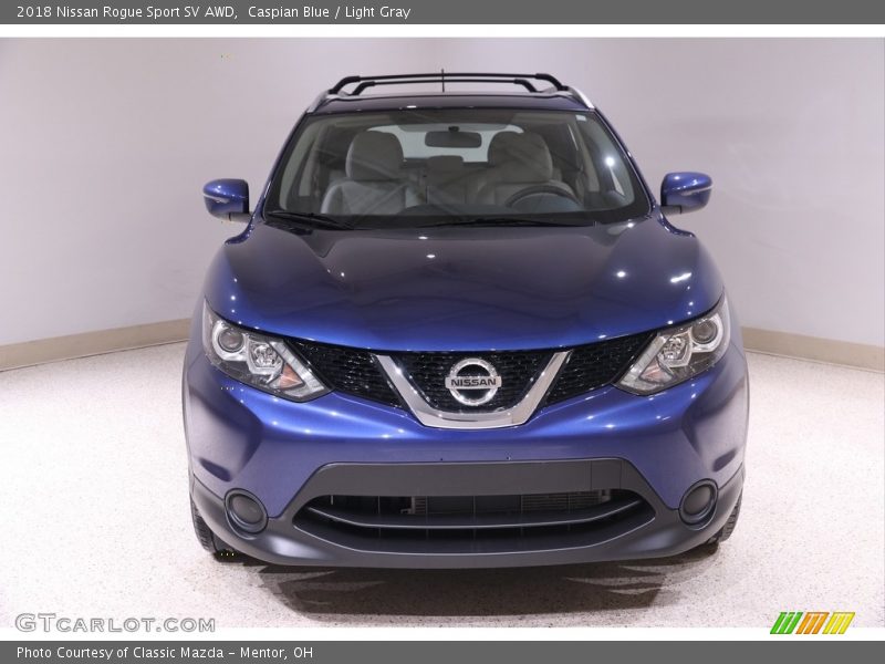 Caspian Blue / Light Gray 2018 Nissan Rogue Sport SV AWD