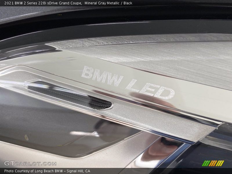 Mineral Gray Metallic / Black 2021 BMW 2 Series 228i sDrive Grand Coupe