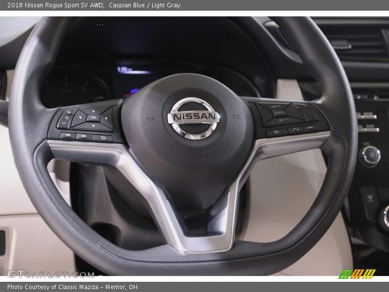 Caspian Blue / Light Gray 2018 Nissan Rogue Sport SV AWD