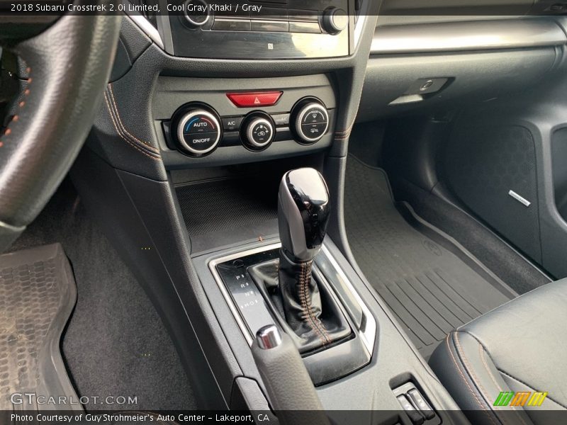 Cool Gray Khaki / Gray 2018 Subaru Crosstrek 2.0i Limited
