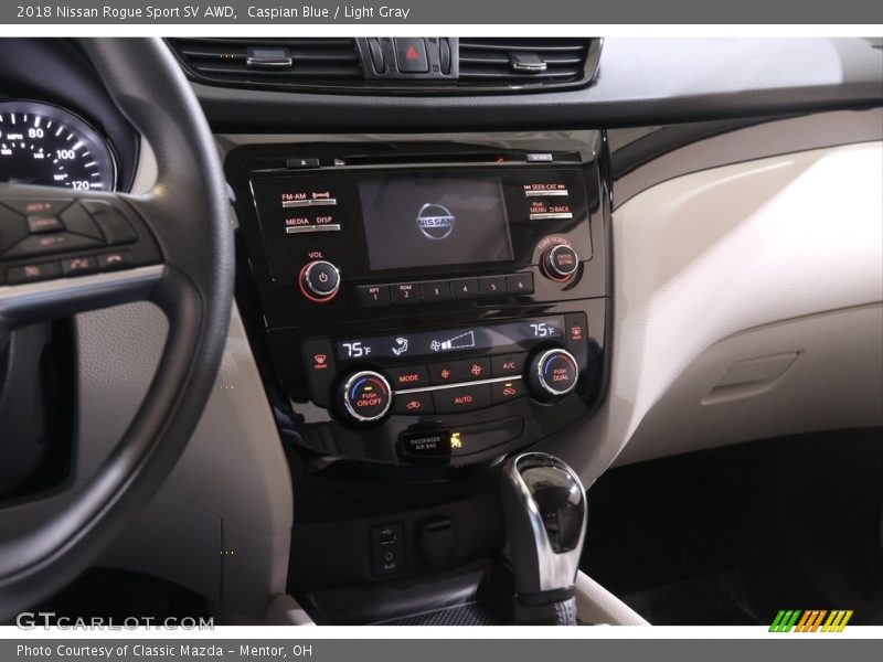 Caspian Blue / Light Gray 2018 Nissan Rogue Sport SV AWD