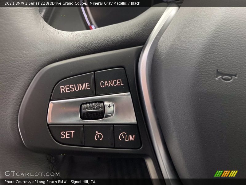 Mineral Gray Metallic / Black 2021 BMW 2 Series 228i sDrive Grand Coupe