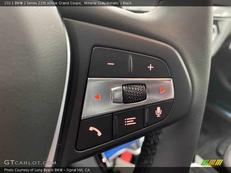 Mineral Gray Metallic / Black 2021 BMW 2 Series 228i sDrive Grand Coupe