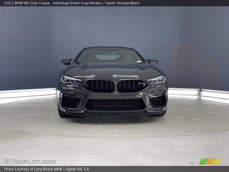 Individual Dravit Gray Metallic / Sakhir Orange/Black 2021 BMW M8 Gran Coupe