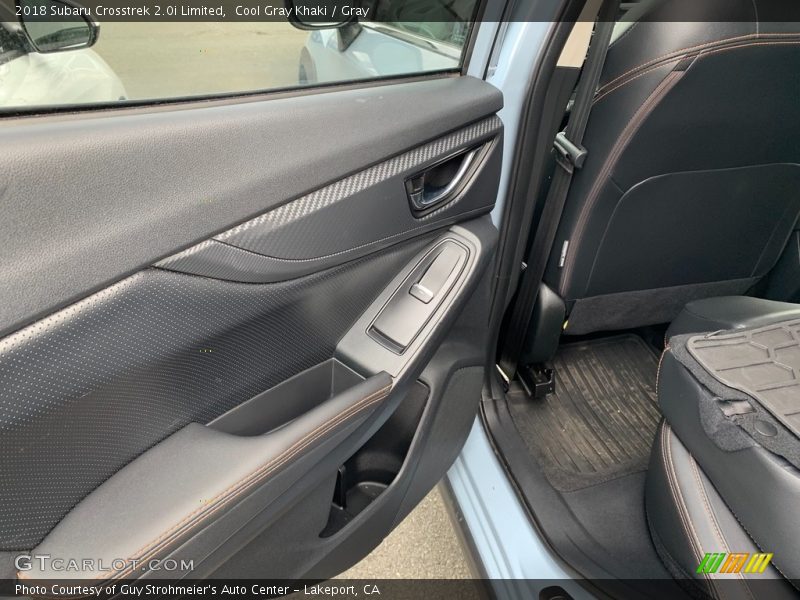 Cool Gray Khaki / Gray 2018 Subaru Crosstrek 2.0i Limited