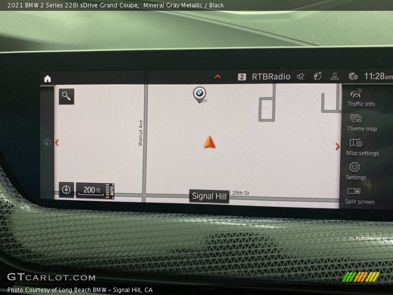 Mineral Gray Metallic / Black 2021 BMW 2 Series 228i sDrive Grand Coupe