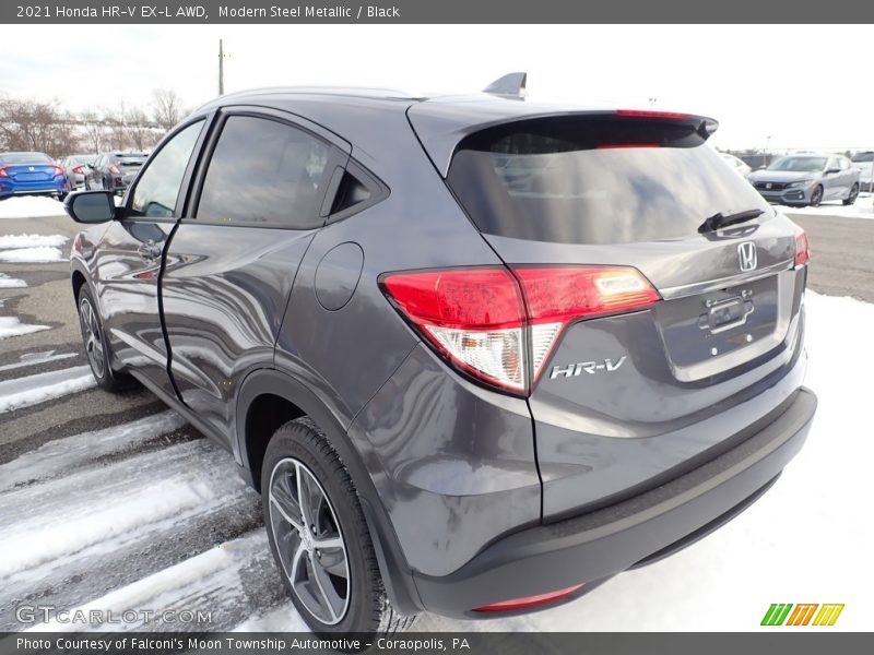 Modern Steel Metallic / Black 2021 Honda HR-V EX-L AWD