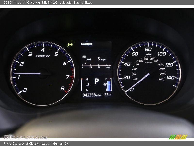  2016 Outlander SEL S-AWC SEL S-AWC Gauges