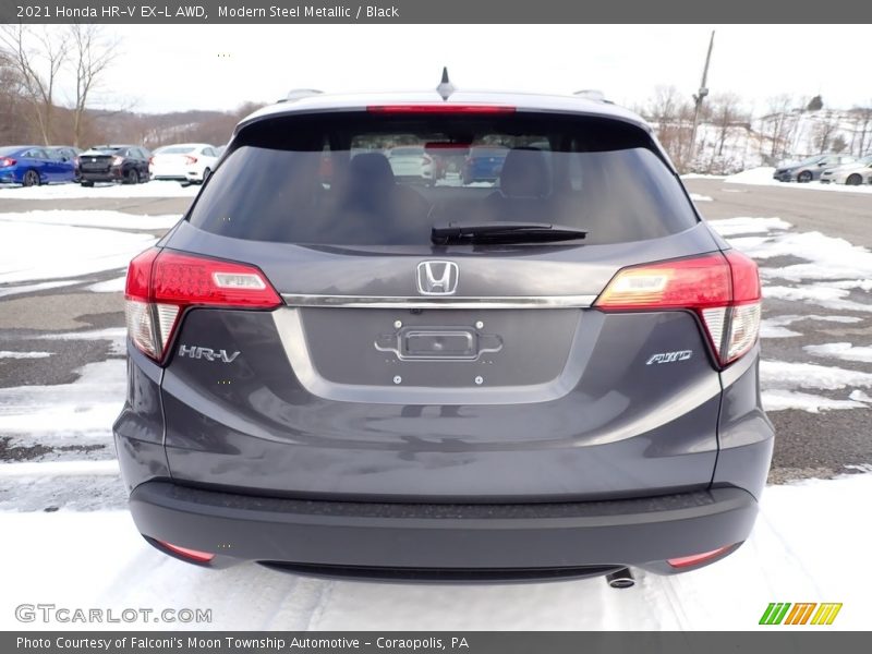Modern Steel Metallic / Black 2021 Honda HR-V EX-L AWD
