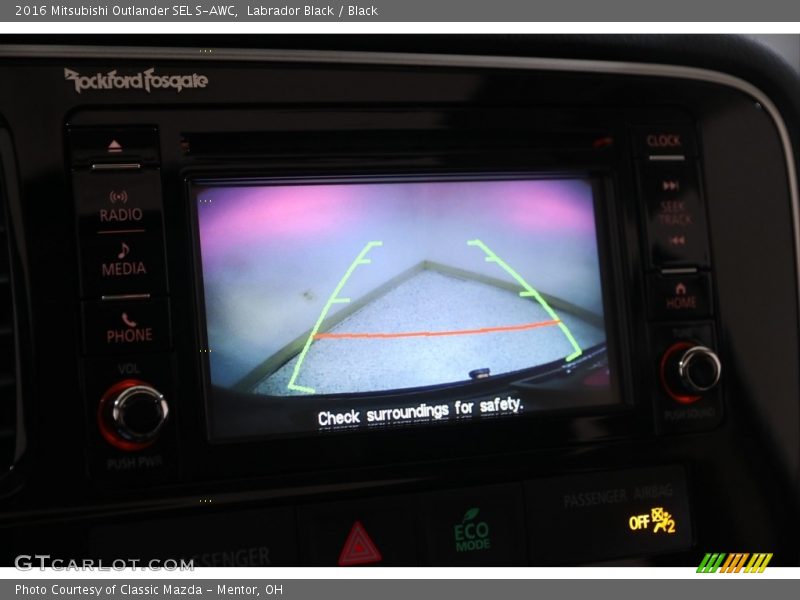 Labrador Black / Black 2016 Mitsubishi Outlander SEL S-AWC