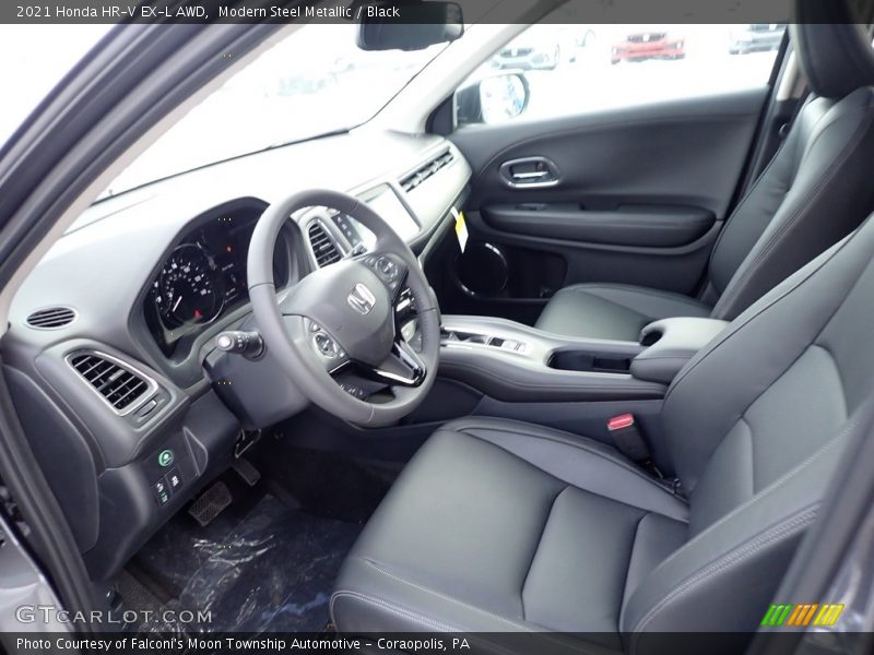 Modern Steel Metallic / Black 2021 Honda HR-V EX-L AWD