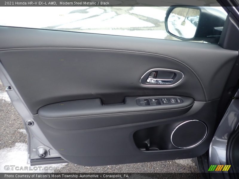 Modern Steel Metallic / Black 2021 Honda HR-V EX-L AWD