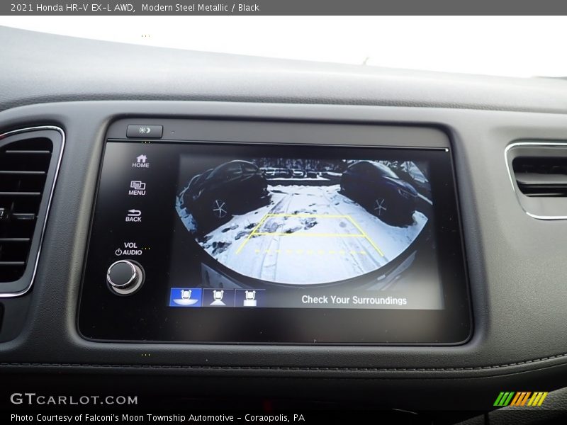 Modern Steel Metallic / Black 2021 Honda HR-V EX-L AWD