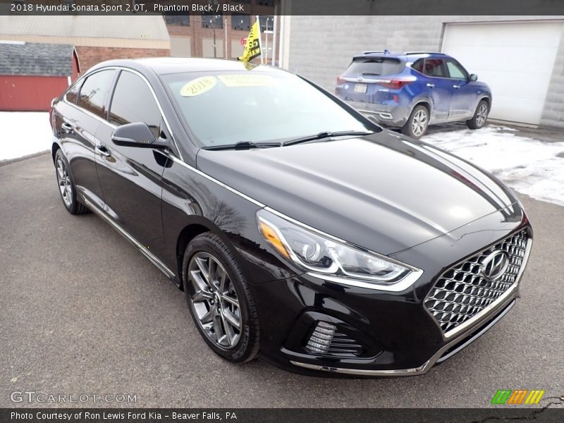Phantom Black / Black 2018 Hyundai Sonata Sport 2.0T