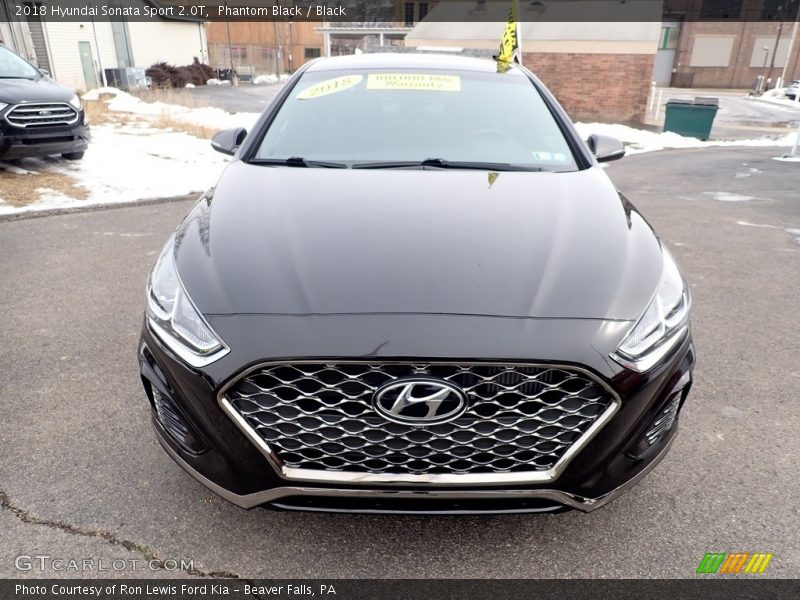 Phantom Black / Black 2018 Hyundai Sonata Sport 2.0T