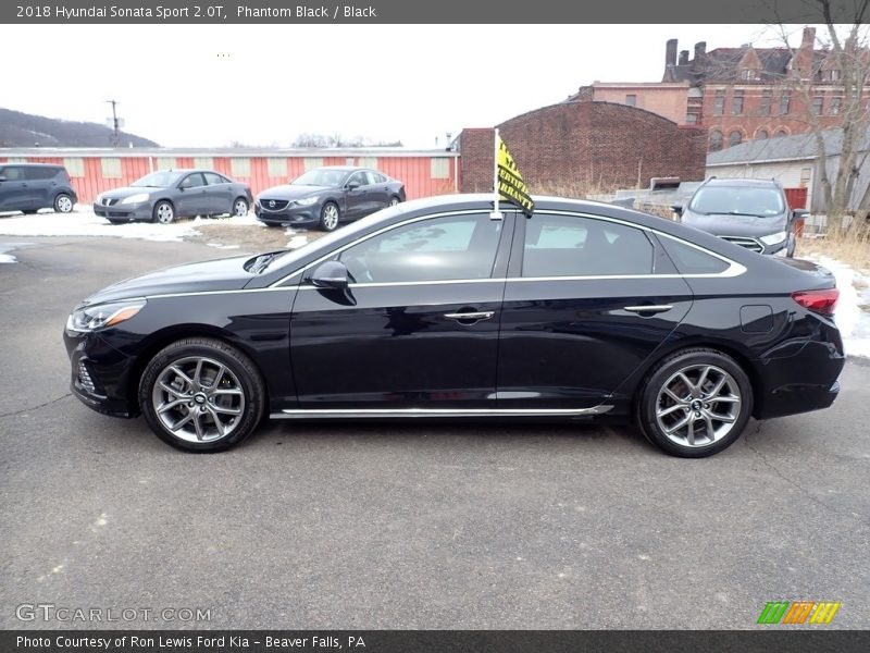 Phantom Black / Black 2018 Hyundai Sonata Sport 2.0T