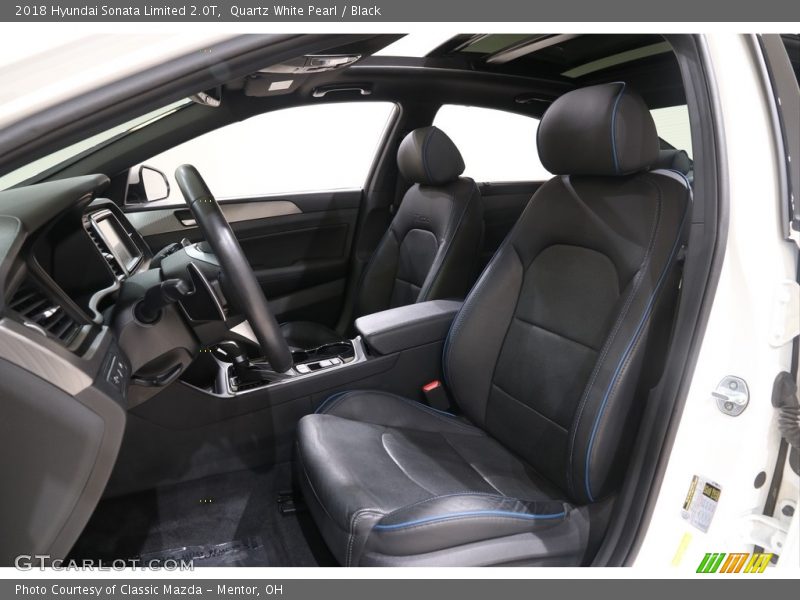 Front Seat of 2018 Sonata Limited 2.0T