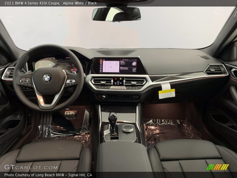 Alpine White / Black 2021 BMW 4 Series 430i Coupe