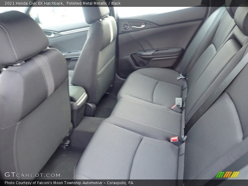 Polished Metal Metallic / Black 2021 Honda Civic EX Hatchback
