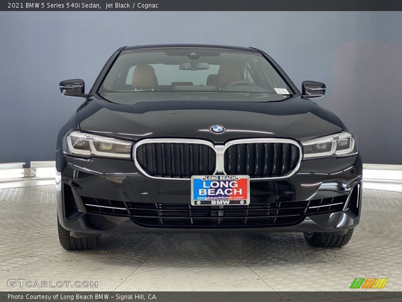 Jet Black / Cognac 2021 BMW 5 Series 540i Sedan