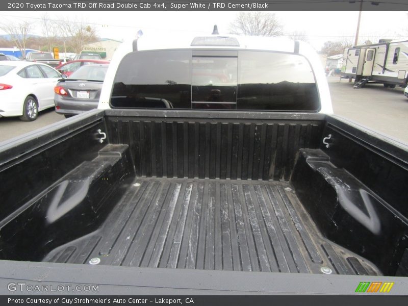 Super White / TRD Cement/Black 2020 Toyota Tacoma TRD Off Road Double Cab 4x4