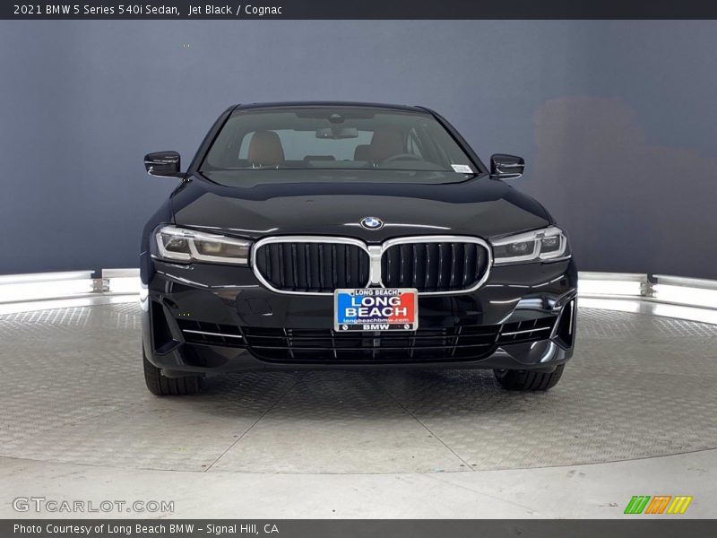 Jet Black / Cognac 2021 BMW 5 Series 540i Sedan