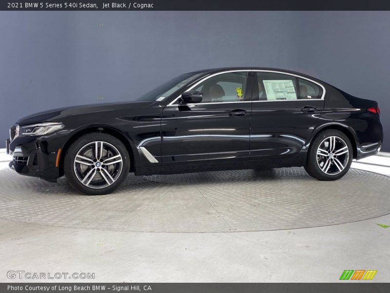 Jet Black / Cognac 2021 BMW 5 Series 540i Sedan