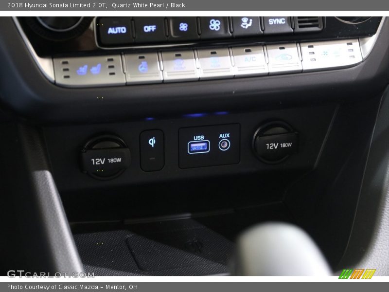 Controls of 2018 Sonata Limited 2.0T