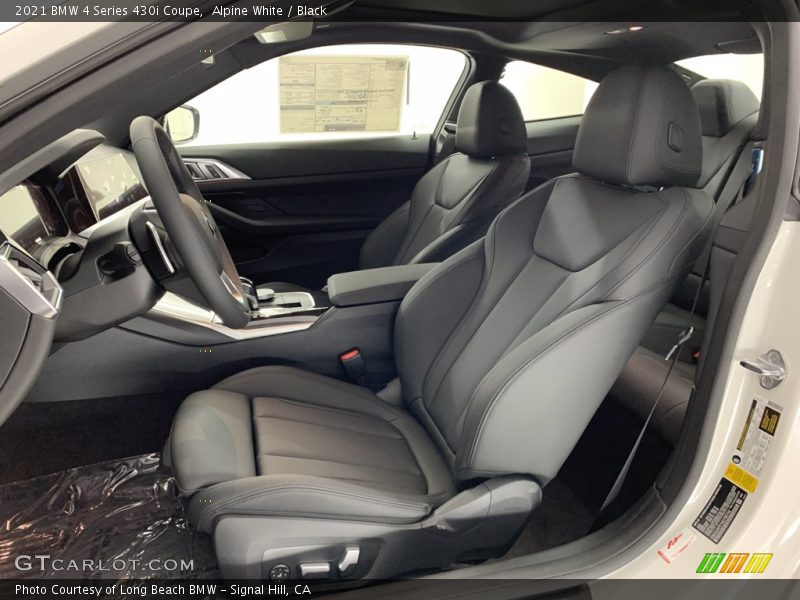 Alpine White / Black 2021 BMW 4 Series 430i Coupe