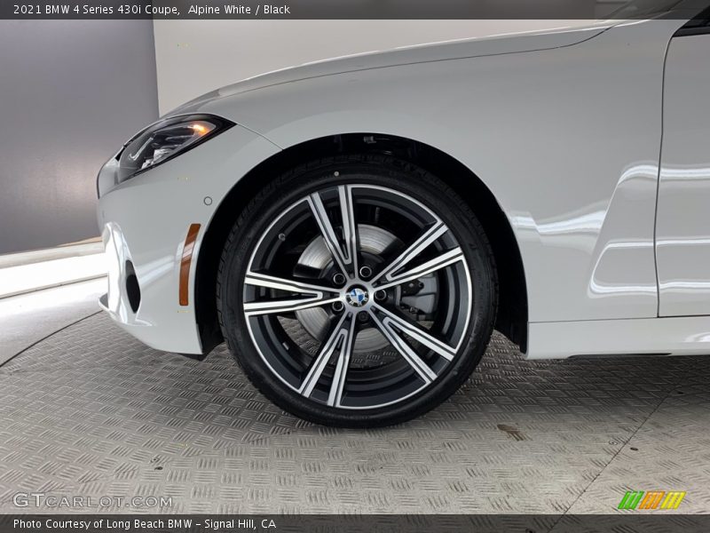 Alpine White / Black 2021 BMW 4 Series 430i Coupe