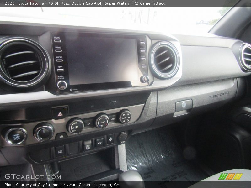 Super White / TRD Cement/Black 2020 Toyota Tacoma TRD Off Road Double Cab 4x4
