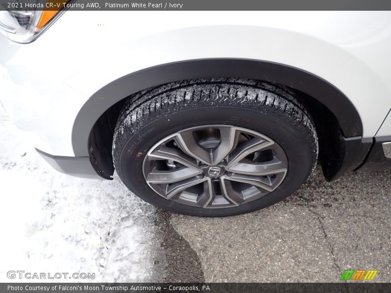 Platinum White Pearl / Ivory 2021 Honda CR-V Touring AWD