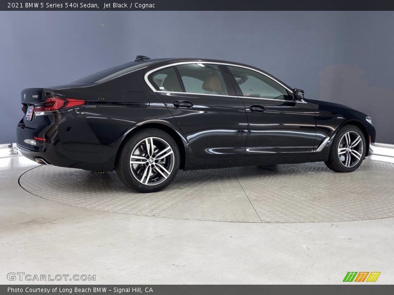 Jet Black / Cognac 2021 BMW 5 Series 540i Sedan