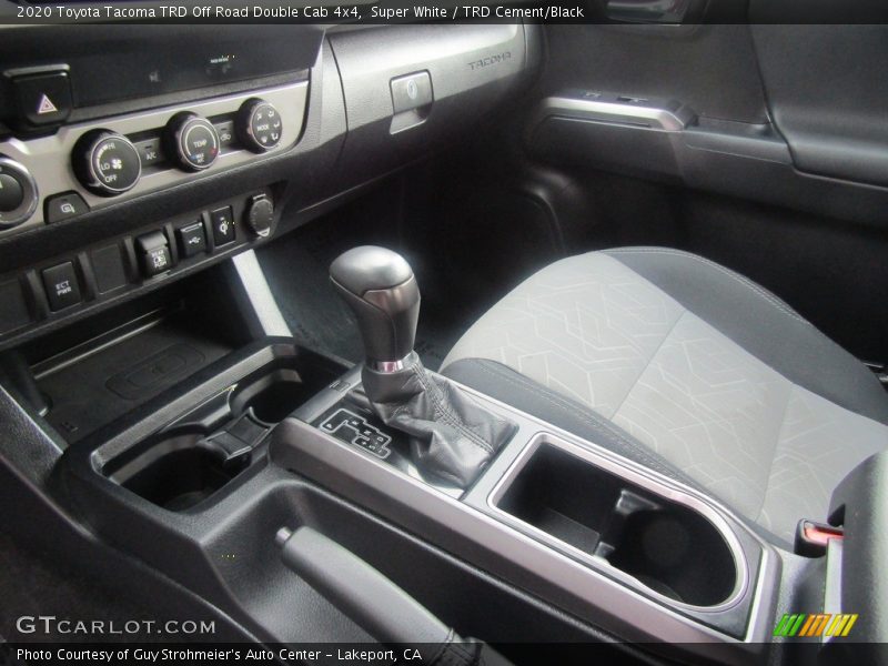 Super White / TRD Cement/Black 2020 Toyota Tacoma TRD Off Road Double Cab 4x4