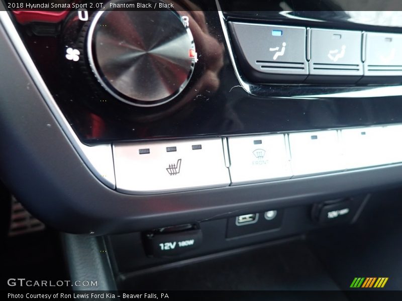 Phantom Black / Black 2018 Hyundai Sonata Sport 2.0T