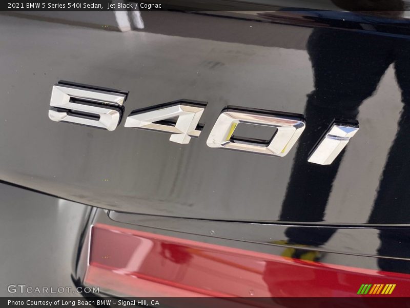 Jet Black / Cognac 2021 BMW 5 Series 540i Sedan
