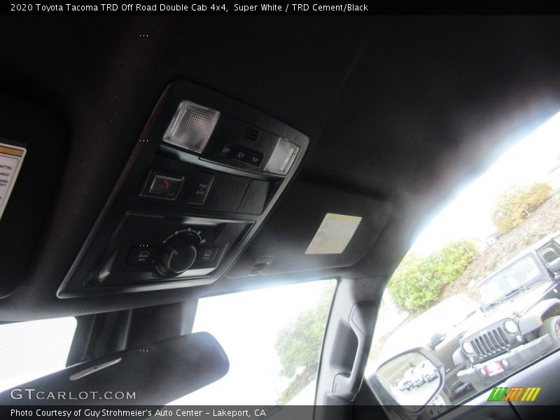 Super White / TRD Cement/Black 2020 Toyota Tacoma TRD Off Road Double Cab 4x4