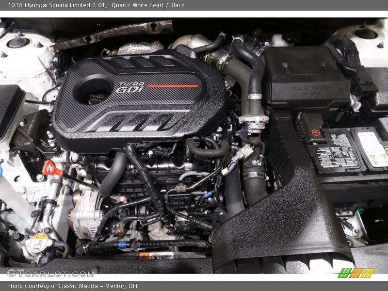  2018 Sonata Limited 2.0T Engine - 2.0 Liter Turbocharged GDI DOHC 16-Valve D-CVVT 4 Cylinder