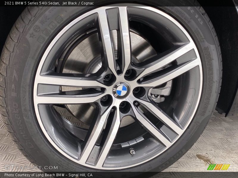 Jet Black / Cognac 2021 BMW 5 Series 540i Sedan