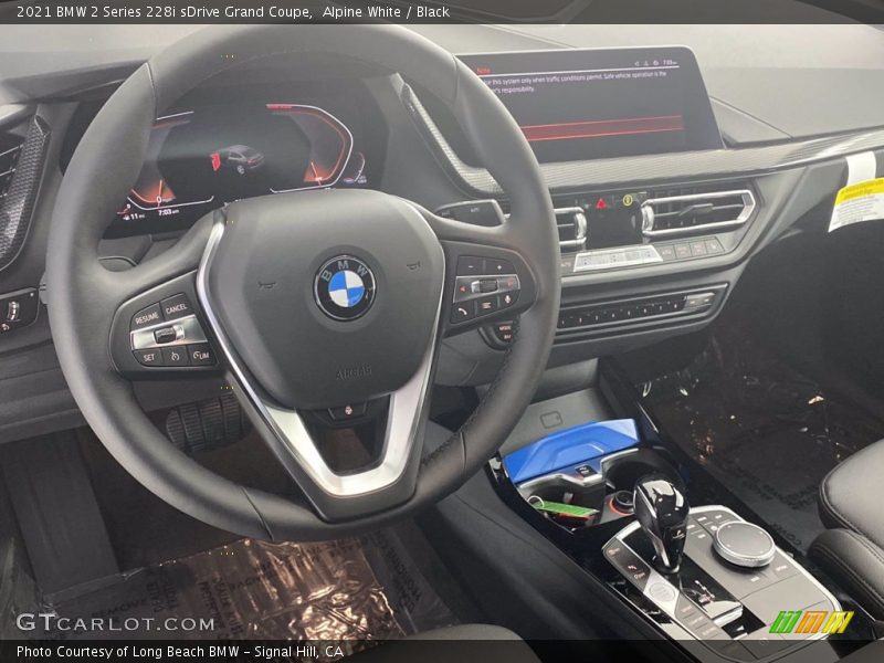 Alpine White / Black 2021 BMW 2 Series 228i sDrive Grand Coupe