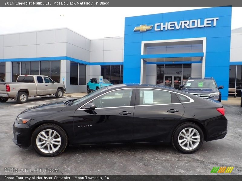 Mosaic Black Metallic / Jet Black 2016 Chevrolet Malibu LT